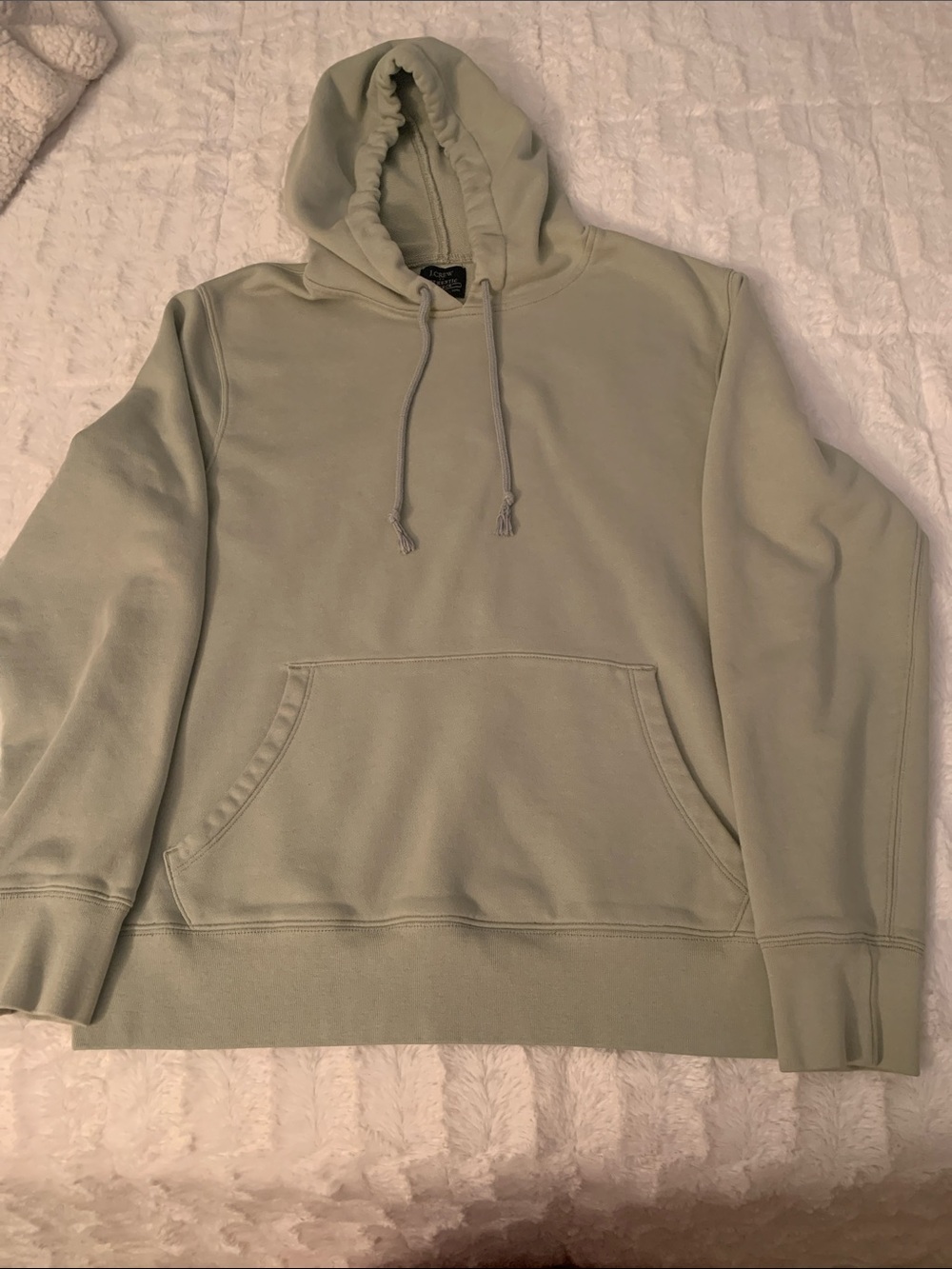 J. Crew Sage Green Pullover Hoodie